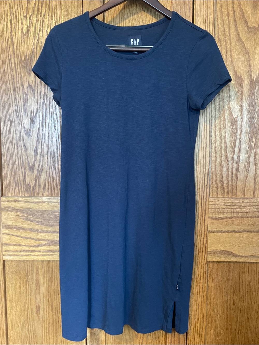 GAP Navy Short Sleeve Crewneck Dress